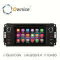 Ownice Quad core RK3188 Android 4.4 up to android 5.1 car DVD player for Jeep compass 2007 2008 2009 with BT